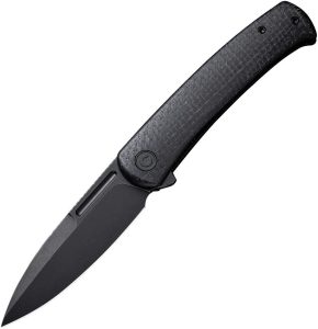 Civivi Caetus Linerlock Black Burlap Micarta