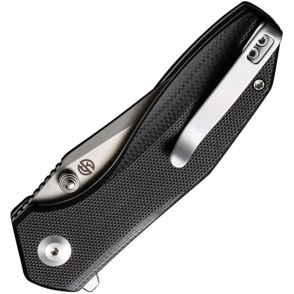 Civivi ODD 22 Linerlock Folding Knife - Black G10