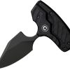 Civivi Typhoeus Adjustable Fixed Blade - Black G10