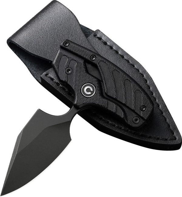 Civivi Typhoeus Adjustable Fixed Blade - Black G10