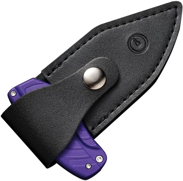 Civivi Typhoeus Adjustable Push Dagger - Purple G10