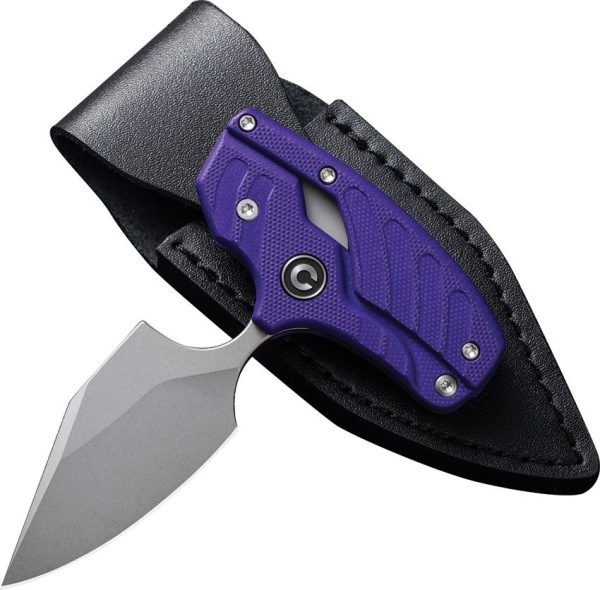 Civivi Typhoeus Adjustable Push Dagger - Purple G10