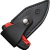 CIVC21036DS1_add_03.jpg Civivi Typhoeus Damascus Fixed Blade - Red Aluminum