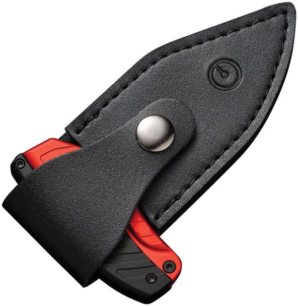 CIVC21036DS1_add_03.jpg Civivi Typhoeus Damascus Fixed Blade - Red Aluminum