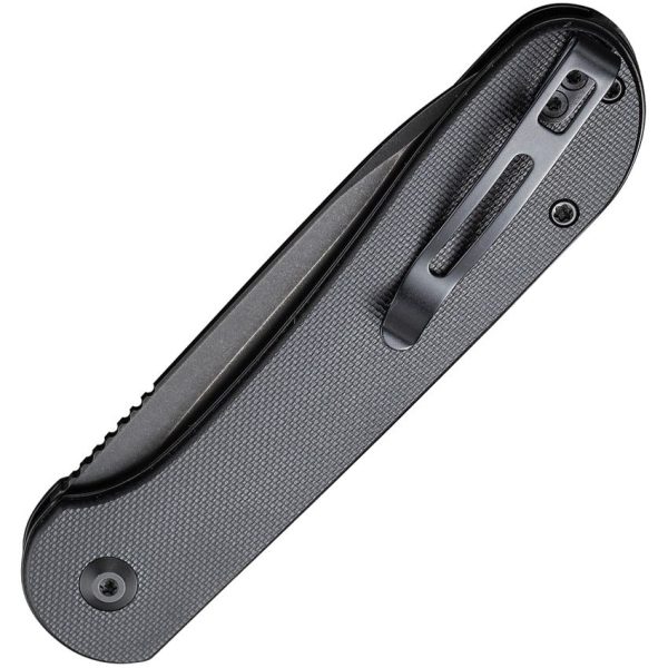 Civivi Elementum Button Lock - Black G10