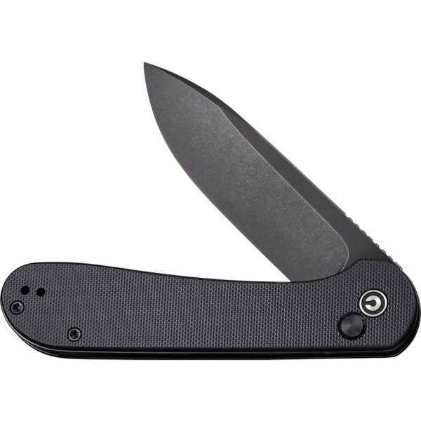Civivi Elementum Button Lock - Black G10