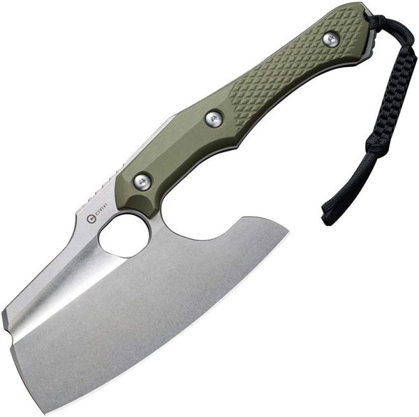 Civivi Aratra Fixed Blade Green Checkered G10
