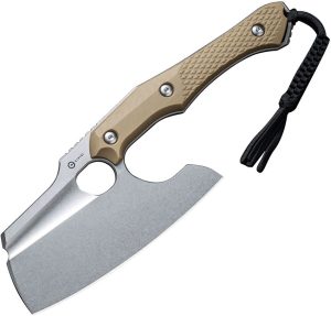 Civivi Aratra Fixed Blade Tan Checkered G10