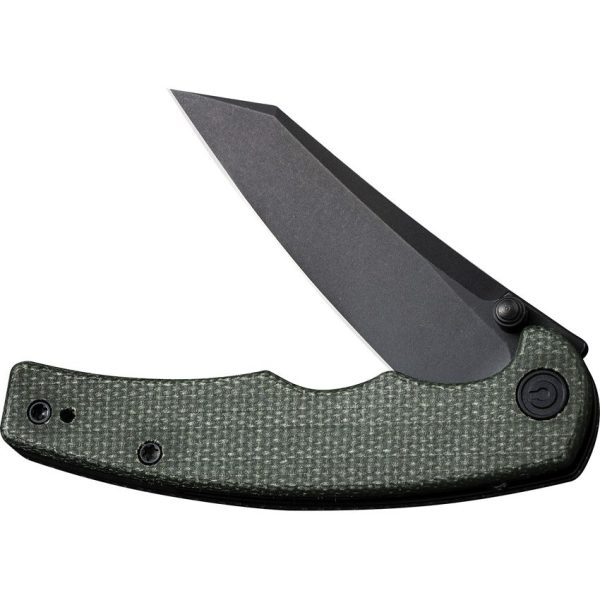Civivi P87 Folder Green Micarta Nitro V Steel