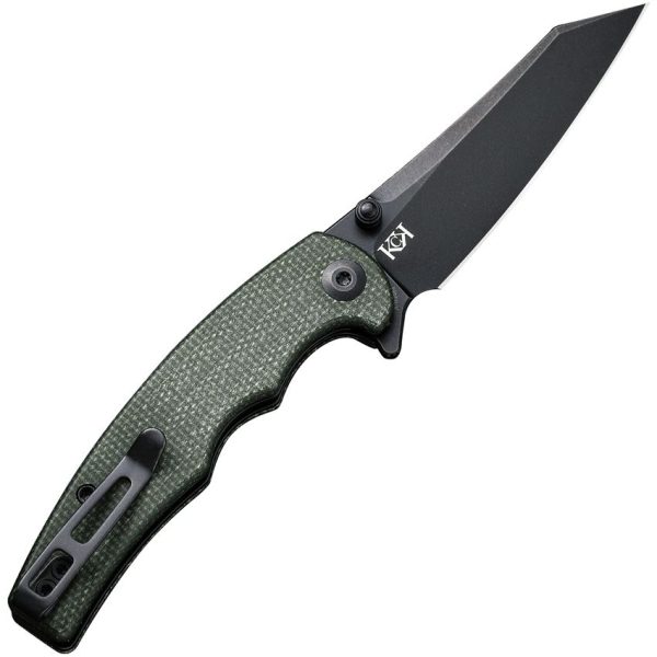 Civivi P87 Folder Green Micarta Nitro V Steel
