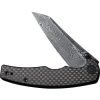 Civivi P87 Damascus Folder Carbon Fiber