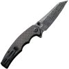 Civivi P87 Damascus Folder Carbon Fiber