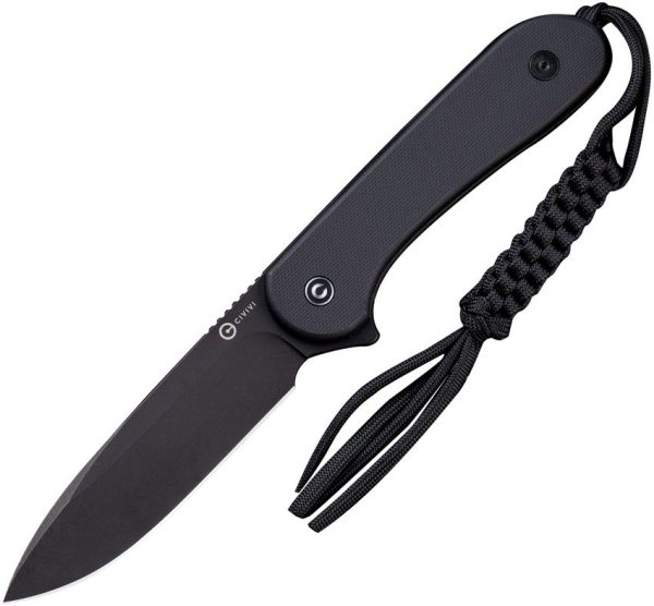 CIVC2105A.jpg Civivi Elementum Fixed Blade D2 Black G10