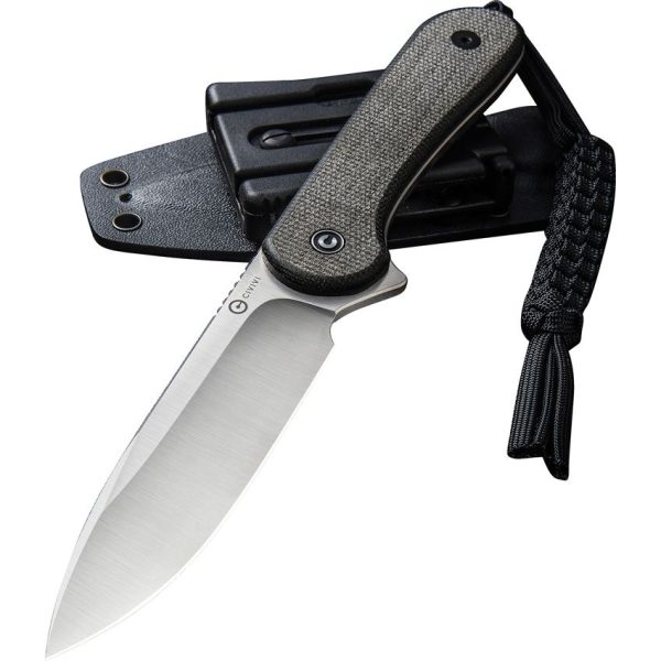 Civivi Elementum Fixed Blade Green Micarta