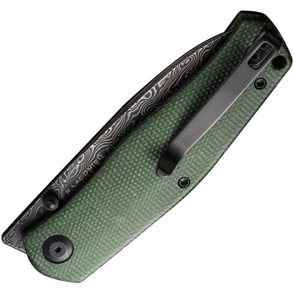 Civivi Sokoke Damascus Micarta Linerlock