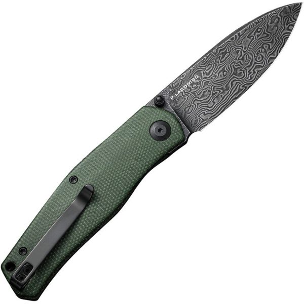 Civivi Sokoke Damascus Micarta Linerlock