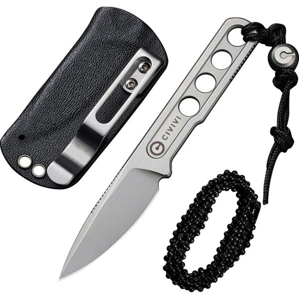 Civivi Circulus Fixed Blade 10Cr15CoMoV Stonewash