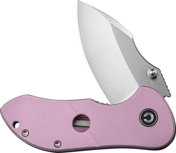 Civivi Gordo Linerlock D2 Steel Pink G10