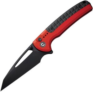 Civivi Sentinel Strike Button Lock - Red Handle K110