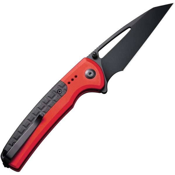 Civivi Sentinel Strike Button Lock - Red Handle K110
