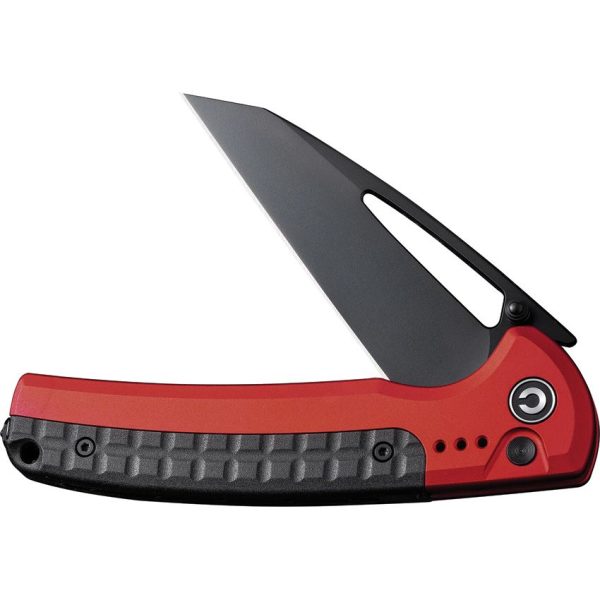 Civivi Sentinel Strike Button Lock - Red Handle K110