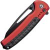 Civivi Sentinel Strike Button Lock - Red Handle K110