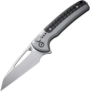 Civivi Sentinel Strike Button Lock - Gray Handle K110