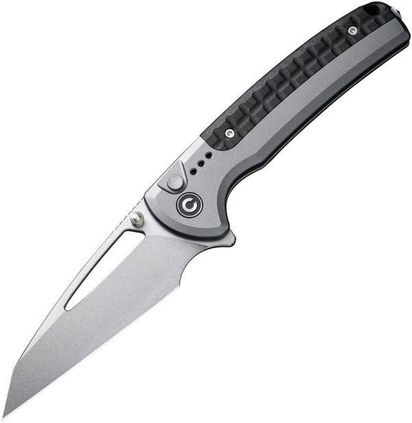 Civivi Sentinel Strike Button Lock - Gray Handle K110