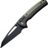 Civivi Sentinel Strike Button Lock - Green Handle K110