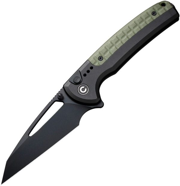 Civivi Sentinel Strike Button Lock - Green Handle K110
