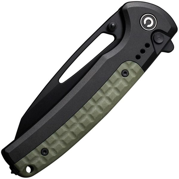Civivi Sentinel Strike Button Lock - Green Handle K110