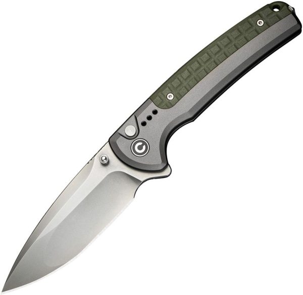 Civivi Sentinel Strike II Button Lock - Gray Nitro V