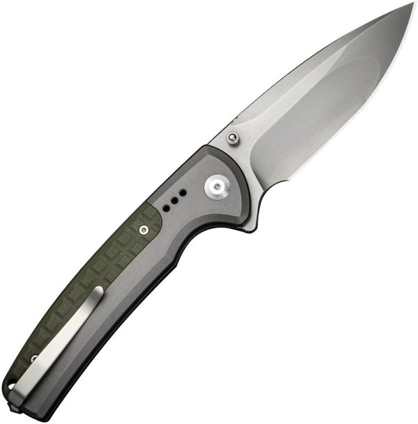 Civivi Sentinel Strike II Button Lock - Gray Nitro V