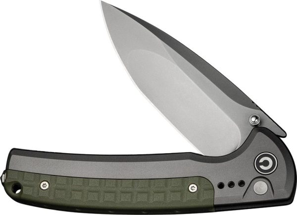 Civivi Sentinel Strike II Button Lock - Gray Nitro V
