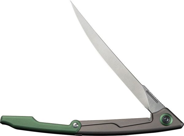 Civivi Shawka Fillet Linerlock Green Micarta