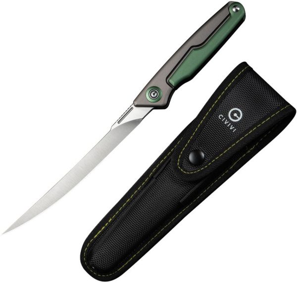 Civivi Shawka Fillet Linerlock Green Micarta