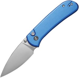 Civivi Qubit Button Lock Blue Satin
