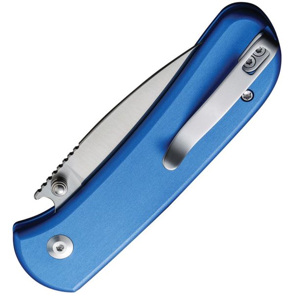 Civivi Qubit Button Lock Blue Satin