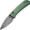 Civivi Qubit Button Lock Green Damascus