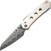 Civivi Vision FG Superlock Damascus Ivory G10