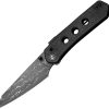 CIVC22036DS2.jpg Civivi Vision FG Damascus Folding Knife Black Micarta 3.5"