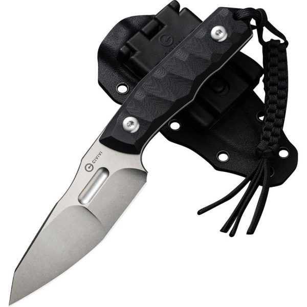 Civivi Propugnator Fixed Blade Black G10 D2