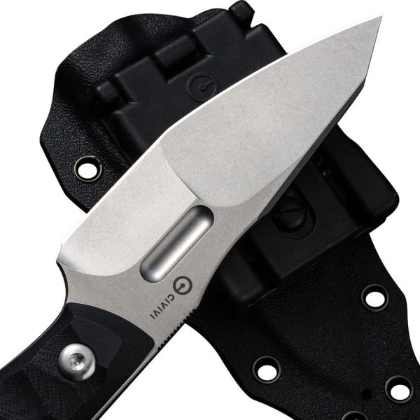 Civivi Propugnator Fixed Blade Black G10 D2