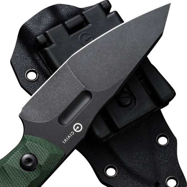 Civivi Propugnator Fixed Blade Green Micarta D2