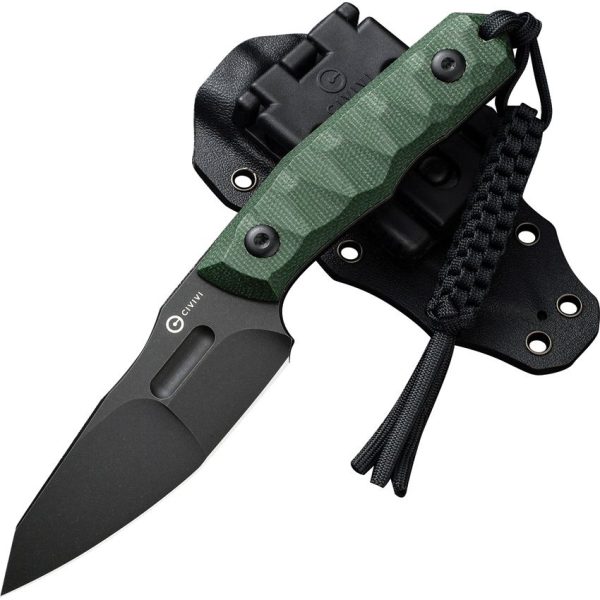 Civivi Propugnator Fixed Blade Green Micarta D2