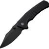 Civivi Vexillum Linerlock Folding Knife 3.88" Nitro V Black