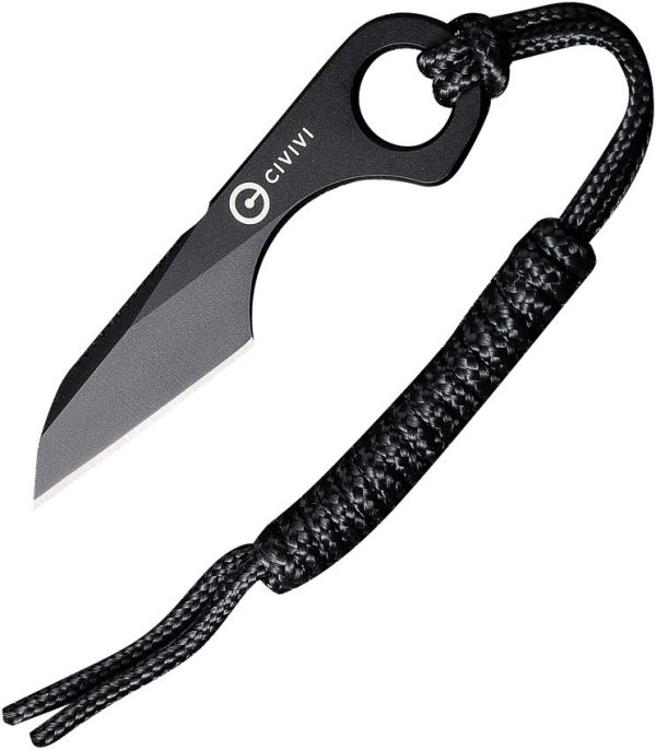 Civivi Gramis Neck Knife - Black Stonewash 14C28N