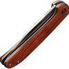 Civivi Primitrox Linerlock - Brown Wood Handle Nitro V