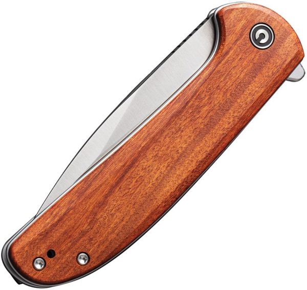 Civivi Primitrox Linerlock - Brown Wood Handle Nitro V