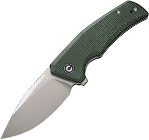 Civivi Regulatron Linerlock - Green Canvas Micarta